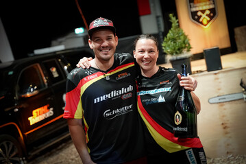 Robert Ebner und Svenja Bauer haben ihre Titel verteidigt.