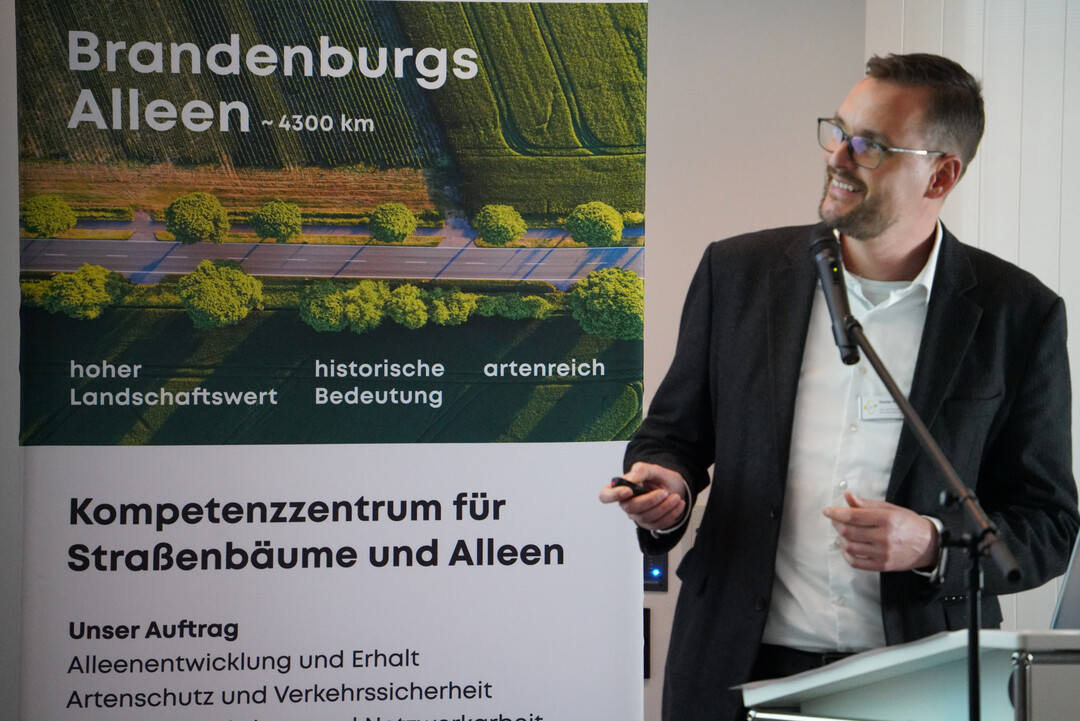Daniel Kaiser bei seinem Vortrag