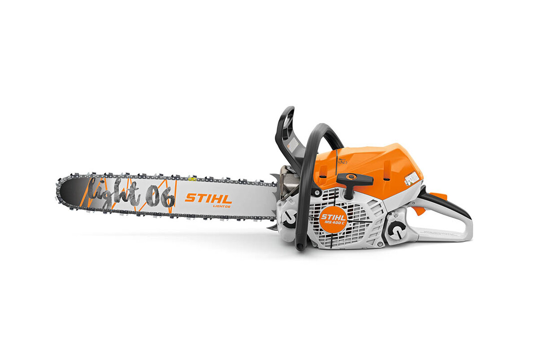 Maximale Leistung bei minimalem Gewicht: Die STIHL MS 400 C-M verfgt mit einem Gewicht von 5,5 Kilogramm und einer Leistung von 3,9 KW ber das beste Leistungsgewicht in der 60 cm Klasse.