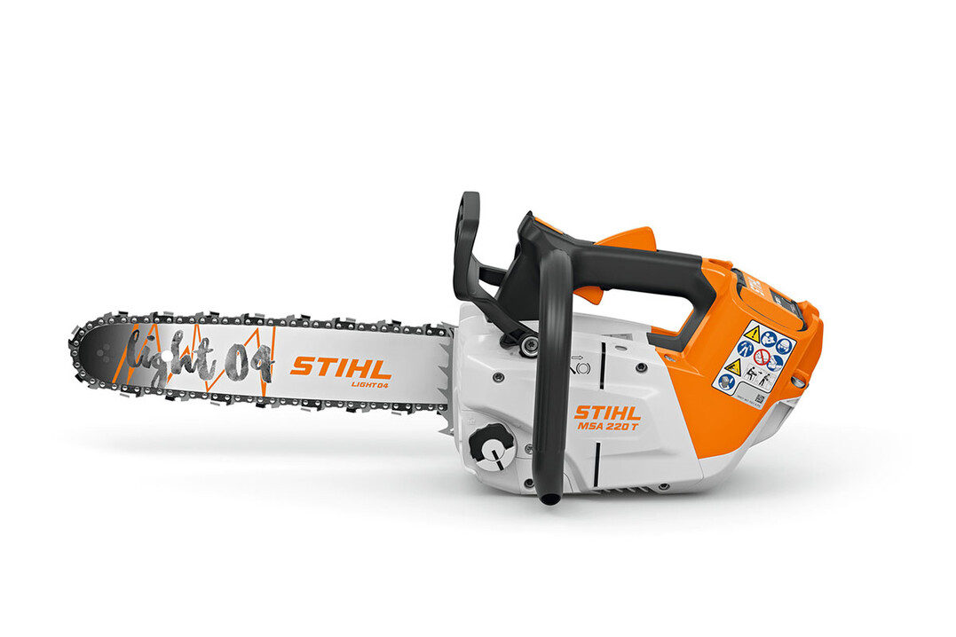 Die Akku-Baumpflegesge STIHL MSA 220 TC-O zeichnet sich durch ihre kompakten Abmessungen aus. Mit ihrer schmalen Schneidgarnitur punktet sie gleichzeitig mit hoher Schnittleistung und ist damit das ideale Werkzeug fr professionelle Pflegearbeiten im Baum.