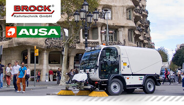 BROCK wird exklusiver Vertriebspartner für AUSA Kommunalfahrzeuge in Deutschland 