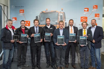 Auszeichnung von Aufbau-Herstellern auf der Messe Demopark