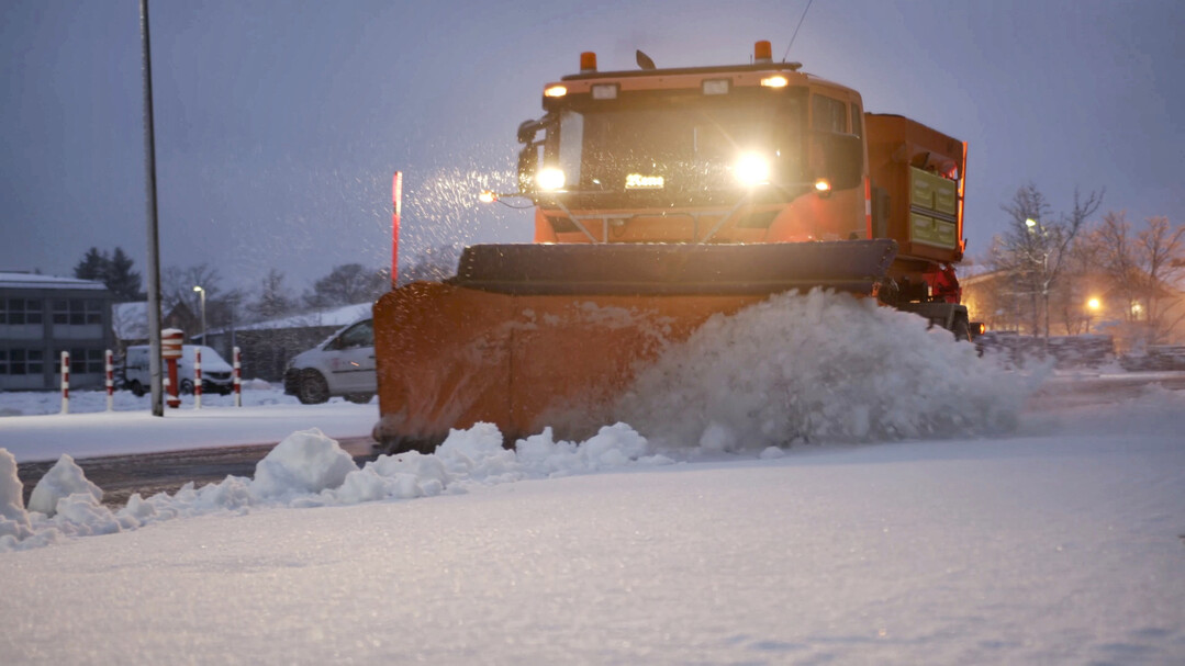 Die Werkstatt sorgt dafr, dass die Winterdienstfahrzeuge immer einsatzfhig sind.
