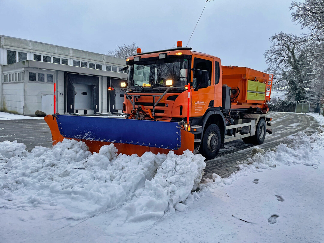 Winterdienst ist wie ein sportlicher Wettkampf: Man muss genau dann fit sein, wenn es darauf ankommt.