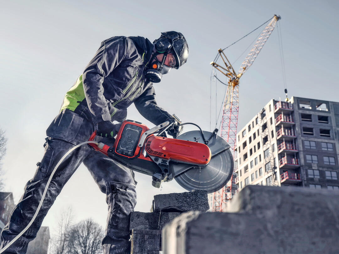 Husqvarna Pace mit Wasseranschluss fr den Nassschliff