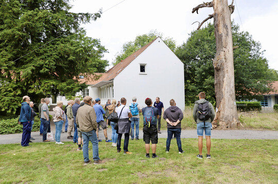 Die Workshops am zweiten Tag waren ber den Campus verteilt und
fanden sowohl drinnen als auch drauen statt. 
