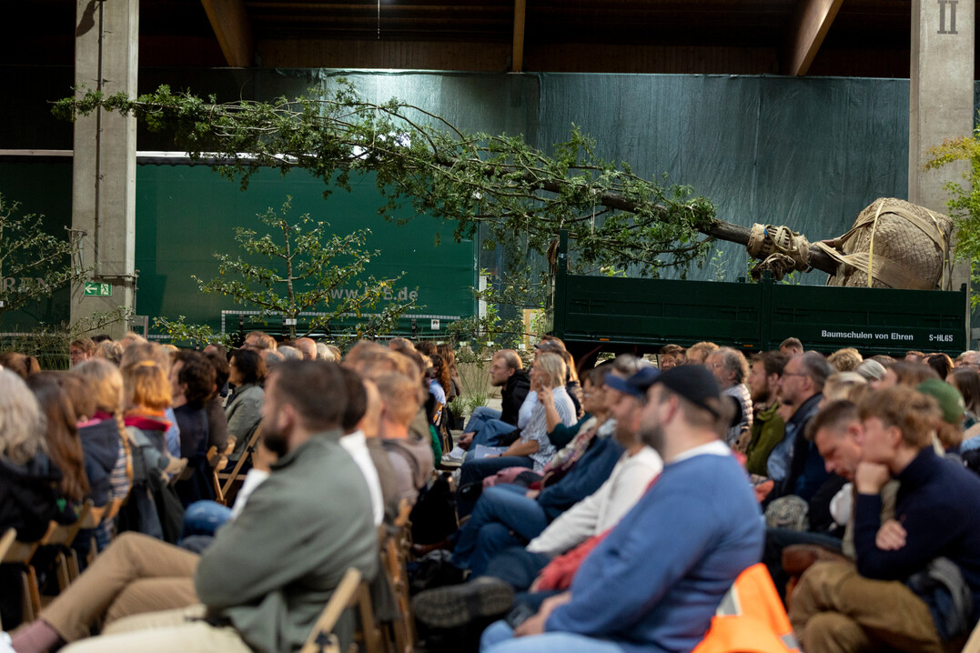 Beeindruckend: Die Hallendekoration