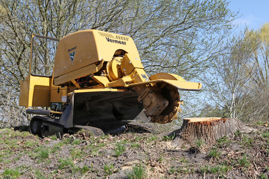 Vermeer kommt dank Kettenantrieb selbst steile B�schungen hoch
