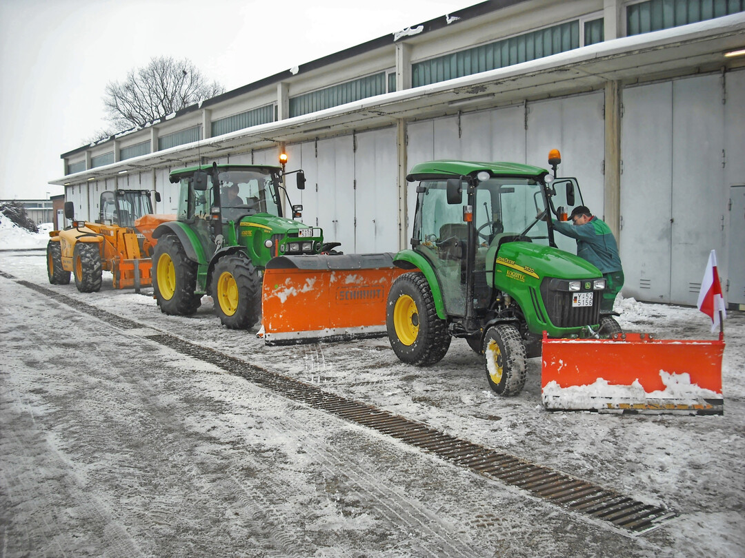 Auch Winterdienst gehört zu den Aufgaben der Geländebetreuung.