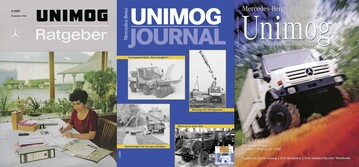 65 Jahre Unimog-Magazin - 1953 erschien die Vorlufer-Version Unimog Ratgeber und richtete sich vor allem an die landwirtschaftliche Klientel. Die Zeitschrift fr Kunden und Interessenten entwickelte sich weiter ber das Unimog Journal zum heutigen Unimog Magazin.