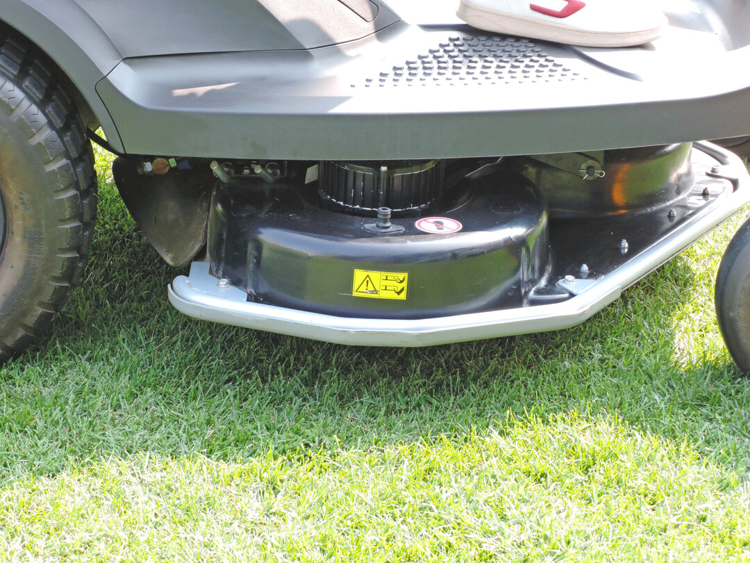 Verstärktes Mähdeck beim Stiga Gyro 900e