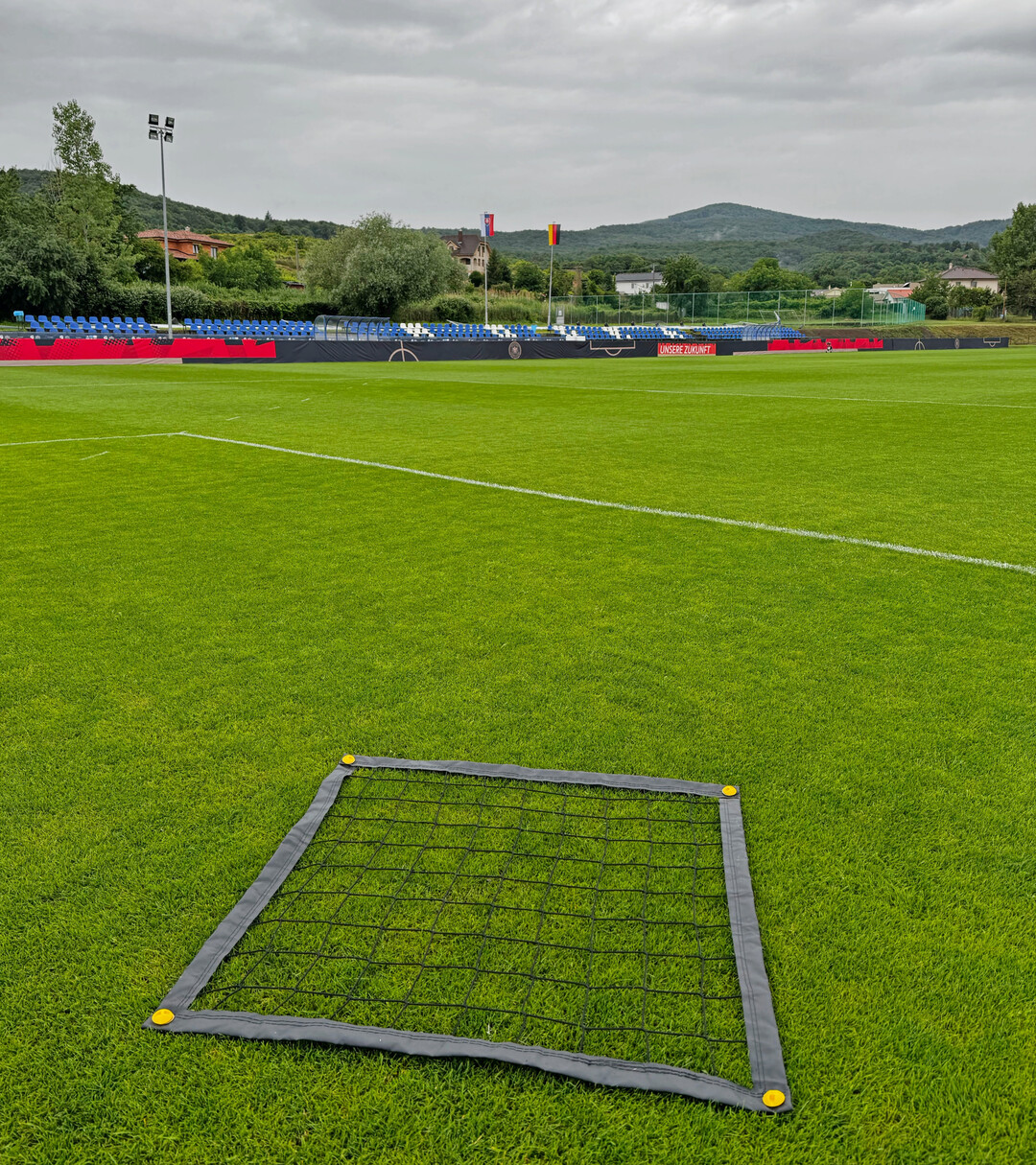 Messung der Narbendichte.