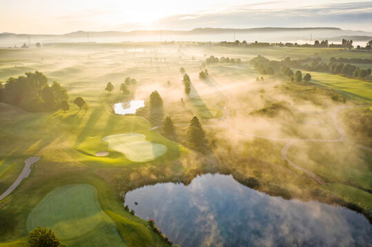 Auf einer Höhe von 700 m ist Nebel ein ständiger Begleiter.