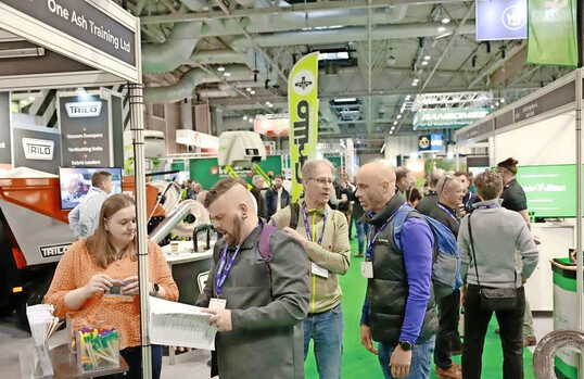 Auf der Messe Saltex