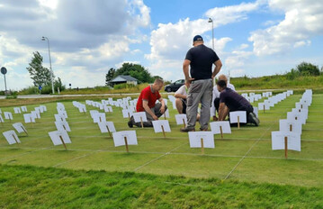 Ein von Sterf gefördertes Forschungsprojekt (Scangreen) auf einem Golfplatz in Dänemark