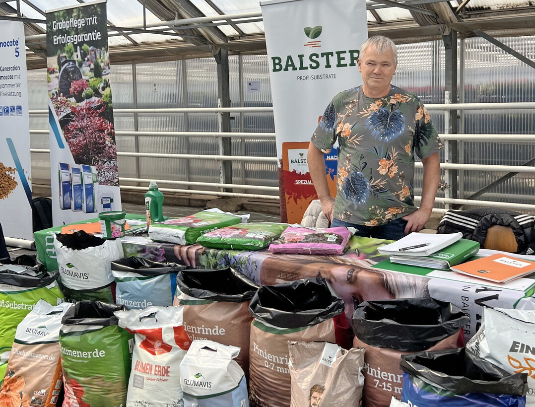 Bernd Kasper (Balster) informierte über Substrate für Friedhofsgärtner.