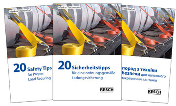 Nach erfolgreicher Erstauflage der 20 Sicherheitstipps fr eine ordnungsgeme Ladungssicherung ist nun die zweite, berarbeitete Auflage erschienen.