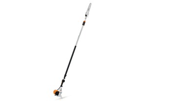 Mit den neuen Hoch-Entaster STIHL HT 103 und HT 133 (hier HT 103) knnen Baumpflege und Obstbau-Arbeiten mit sicherem Stand vom Boden aus extrem schnell, przise und bequem erledigt werden.