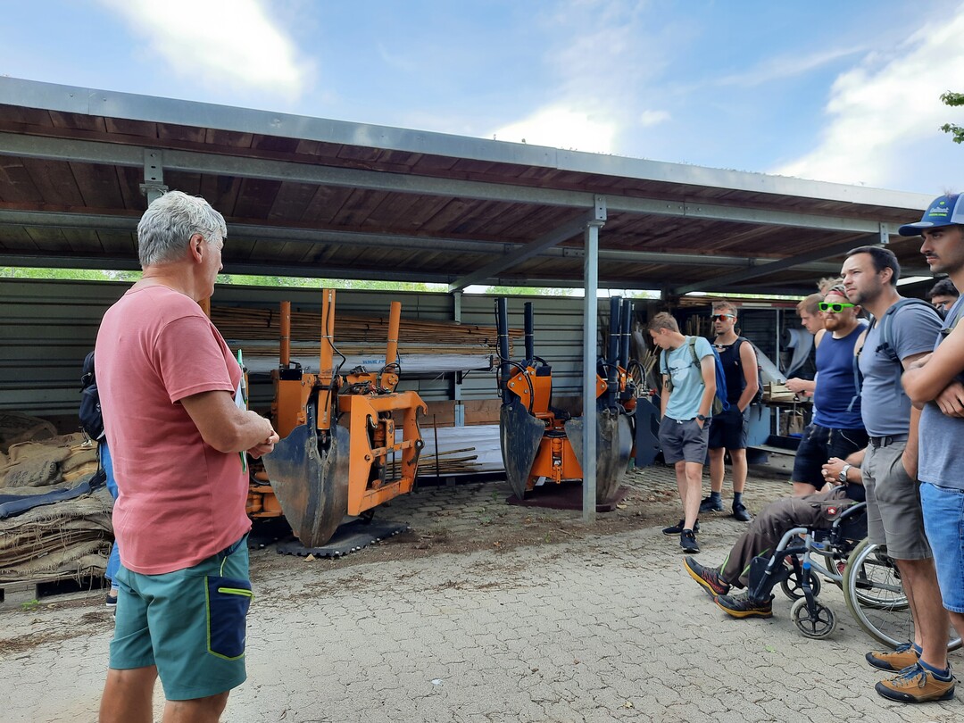Besichtigung der betriebseigenen Baumschule derStadtgrtnerei Karlsruhe