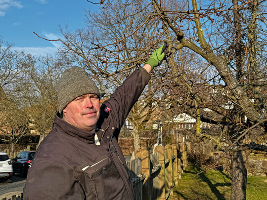 Timo Berk ist Pomologe und verf�gt �ber einen immensen Wissensschatz.