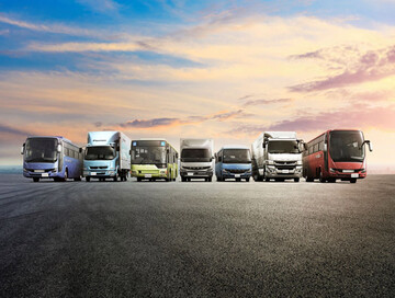 FUSO liefert Lkw und Busse in mehr als 170 Lnder und steht fr ein Viertel des Absatzes von Daimler Truck.