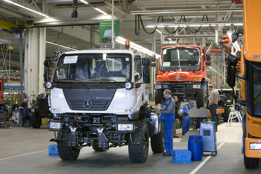 Historischer Einblick in die Produktion: Der Unimog U20