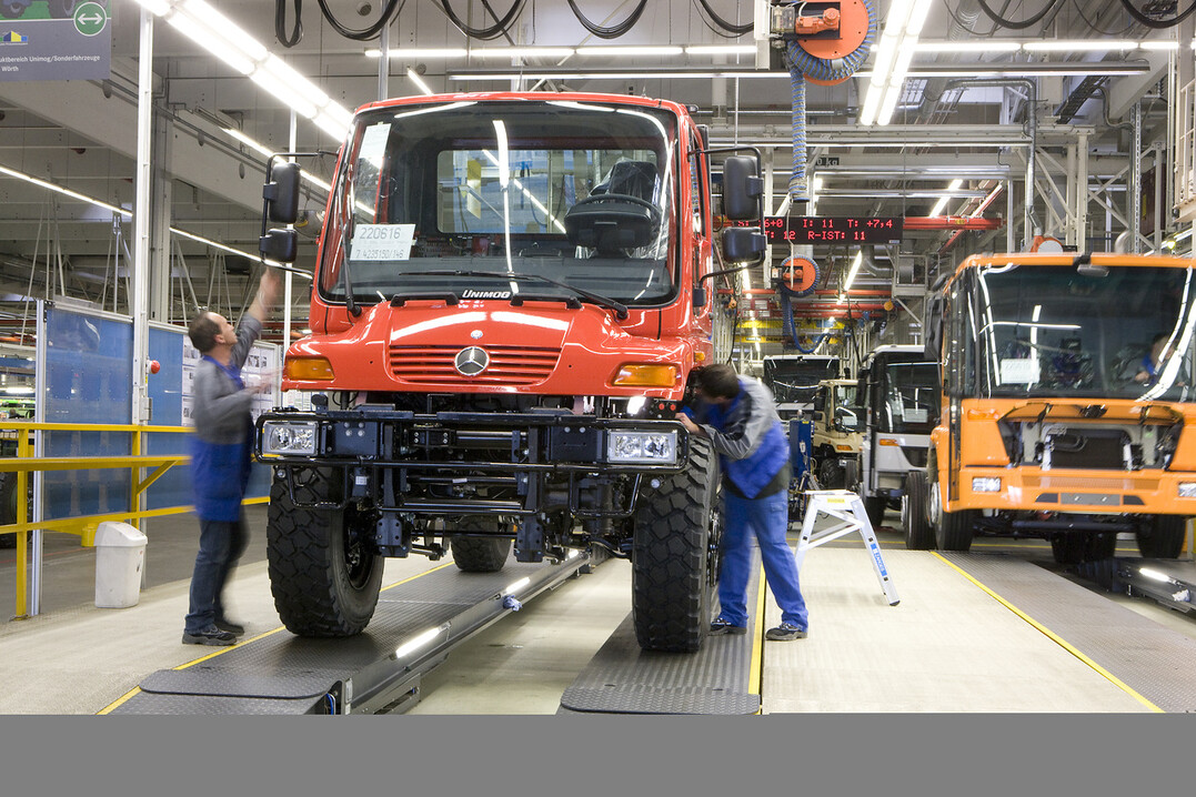 Historischer Einblick in die Produktion von Mai 2009