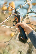 Die neue Pellenc Akku-Astschere C3X ist schnell und flexibel einzusetzen.