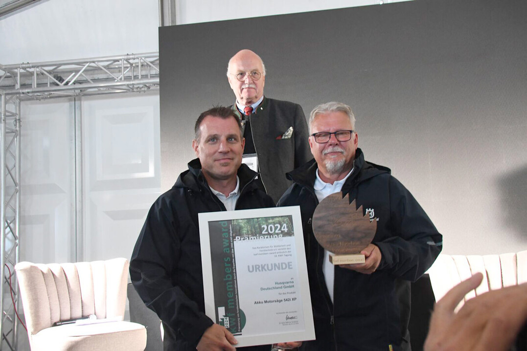 Sven Baumberger (Country Mananger Deutschland, Husqvarna Deutschland) und Claus Wohlgemut (TP Segment Manager und Anwendungsberater, Husqvarna Deutschland) (v.l.)