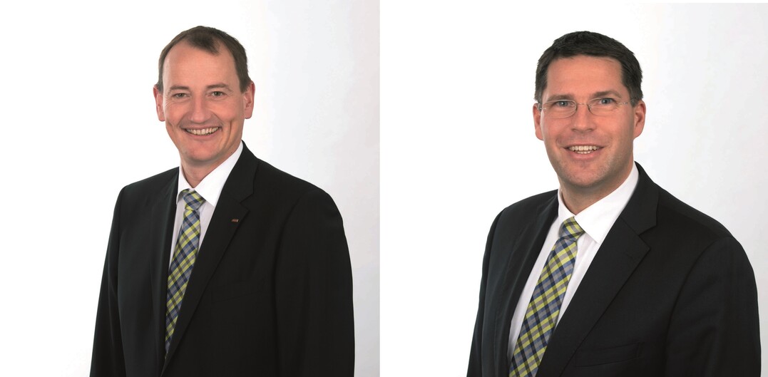 Jrg Sudhoff (links) und Dr. Benjamin Schutte (rechts)
