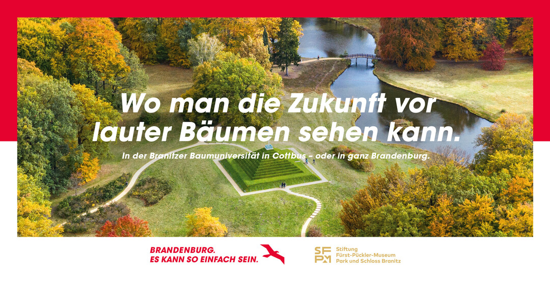 Branitzer Baumuniversitt in der Landesmarketing-Kampagne