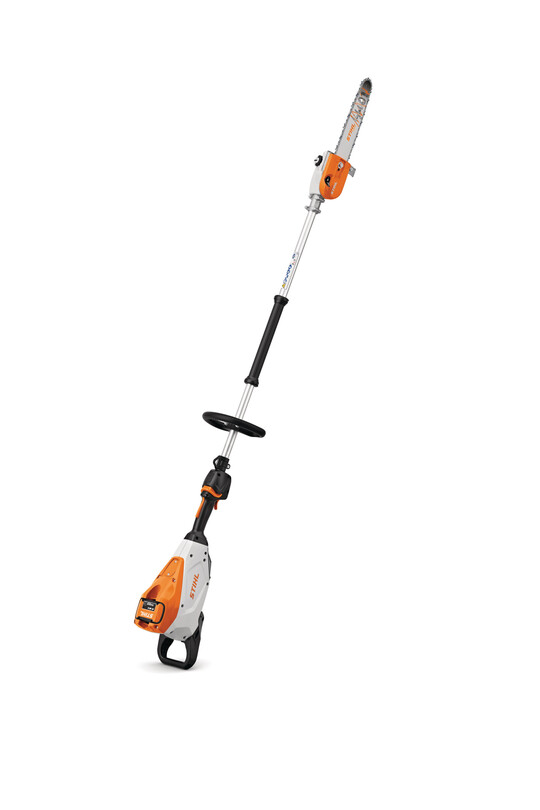 Mit der völlig neuartigen Forstpflegesäge HTA 150 und der Mittelklasse-Kettensäge MSA 300 beweist Stihl, dass Akkugeräte bereits die Forsttechnik erobern.
