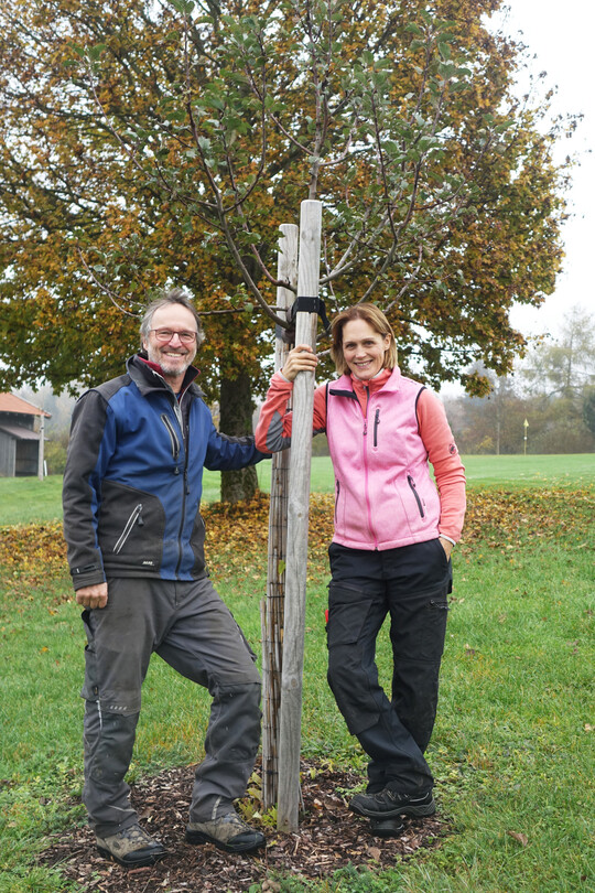 Ein Team, das sich gut ergnzt: Manfred Beer und Franziska Kornprobst