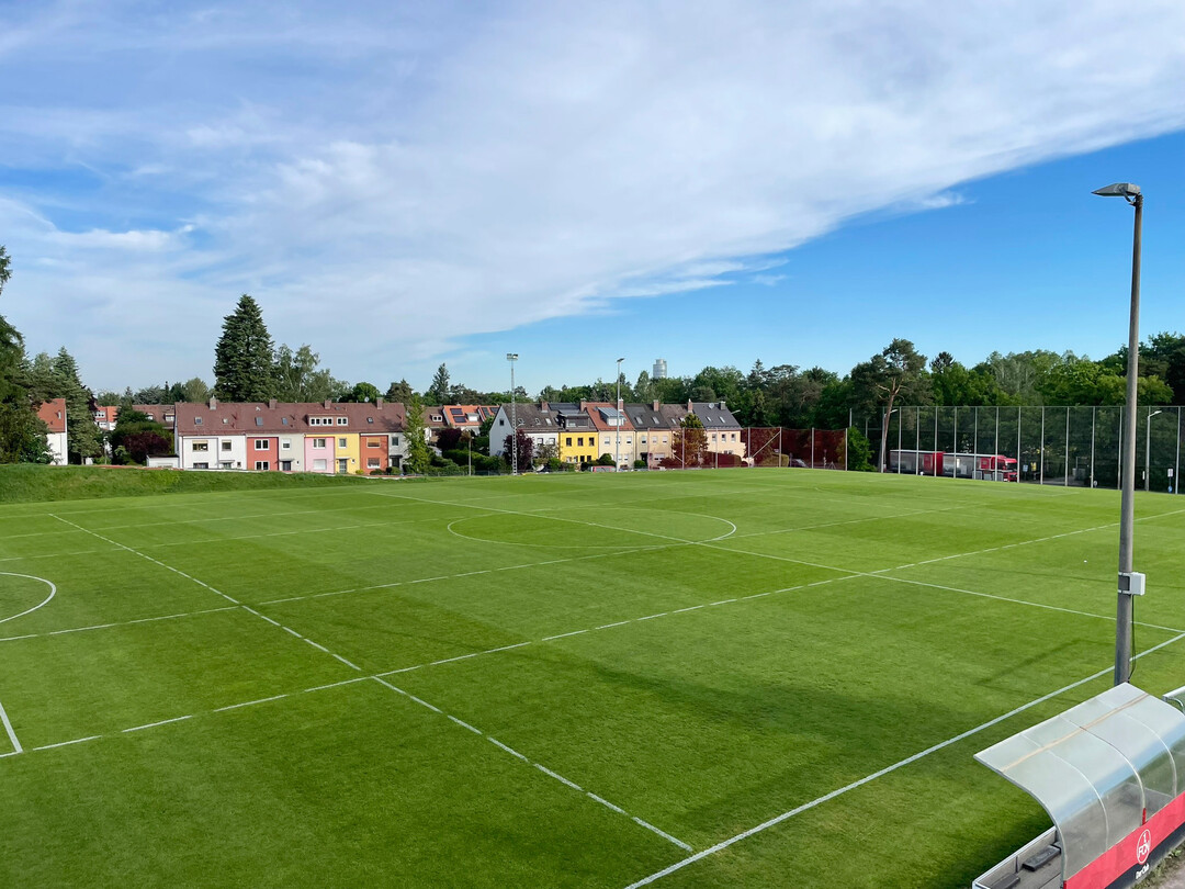 Einer der Trainingspltze auf dem FCN-Gelnde.