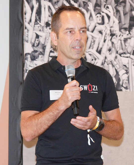 Mario Hutter, Chef von Swozi (Linienmarkierungsgerte)