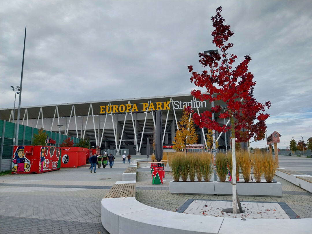 Der Eingangsbereich des Stadions