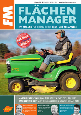 Cover FLCHENMANAGER 01/2012