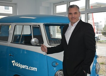 klickparts-Geschftsfhrer Stephan Bumler freut sich ber das Erreichte und hat fr die Zukunft ehrgeizige Ziele.
 
