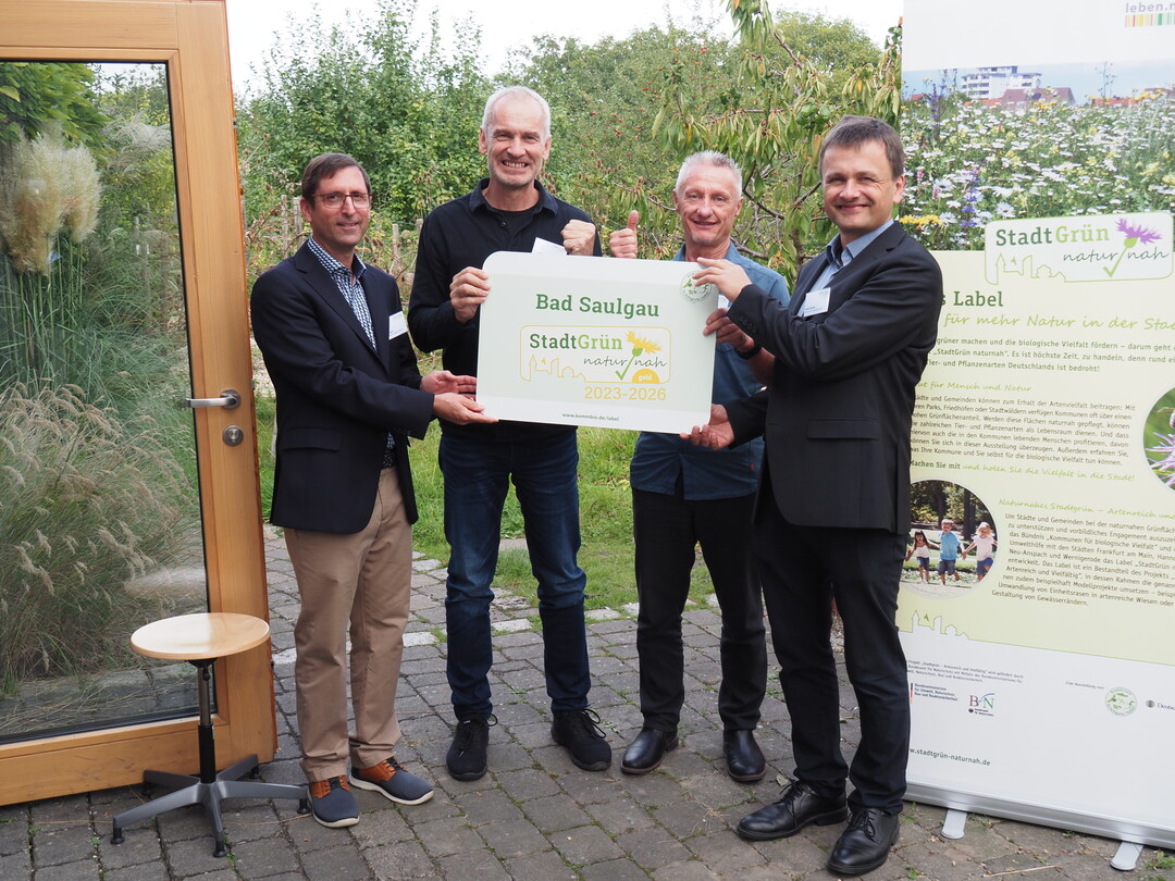 Die oberschwäbische Stadt Bad Saulgau konnte sich abermals über die Auszeichnung als beste Labelkommune freuen.