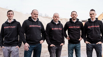 Das internationale Schttflix Management (v.l.): Stefan Klanner (sterreich), Martin Hovora (Tschechien), Christian Hlsewig und Nils Klose (Deutschland), sowie Michal Szkudlarek (Polen).