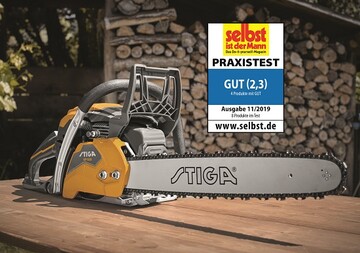 Verbraucher whlten Stiga im Produktbereich Kettensgen jngst zu einer TESTBILD Top Marke Garten 2020.