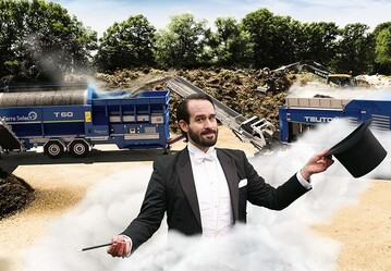Mit der Multi-Channel-Kampagne Keine Zauberei  einfach gute Recyclingtechnik richtet sich Eggersmann gezielt an die Gruppe der Kompostplatzbetreiber. 