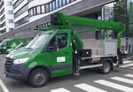Durch den RUTHMANNSTEIGER TBR 260 HV 5-Hybrid ist ein nahezu geräuschloses arbeiten in Innenstädten, Fußgängerzonen etc. möglich.