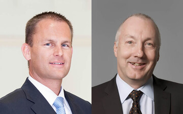 Links: Stefan Heiniger, rechts: Walter T. Vogel