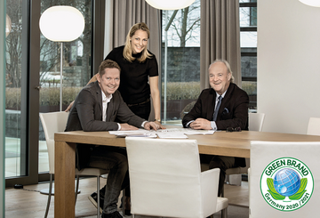 Unternehmer-Familie Godelmann wird fr nachhaltigen Unternehmenserfolg mit dem Gtesiegel Green Brand ausgezeichnet.