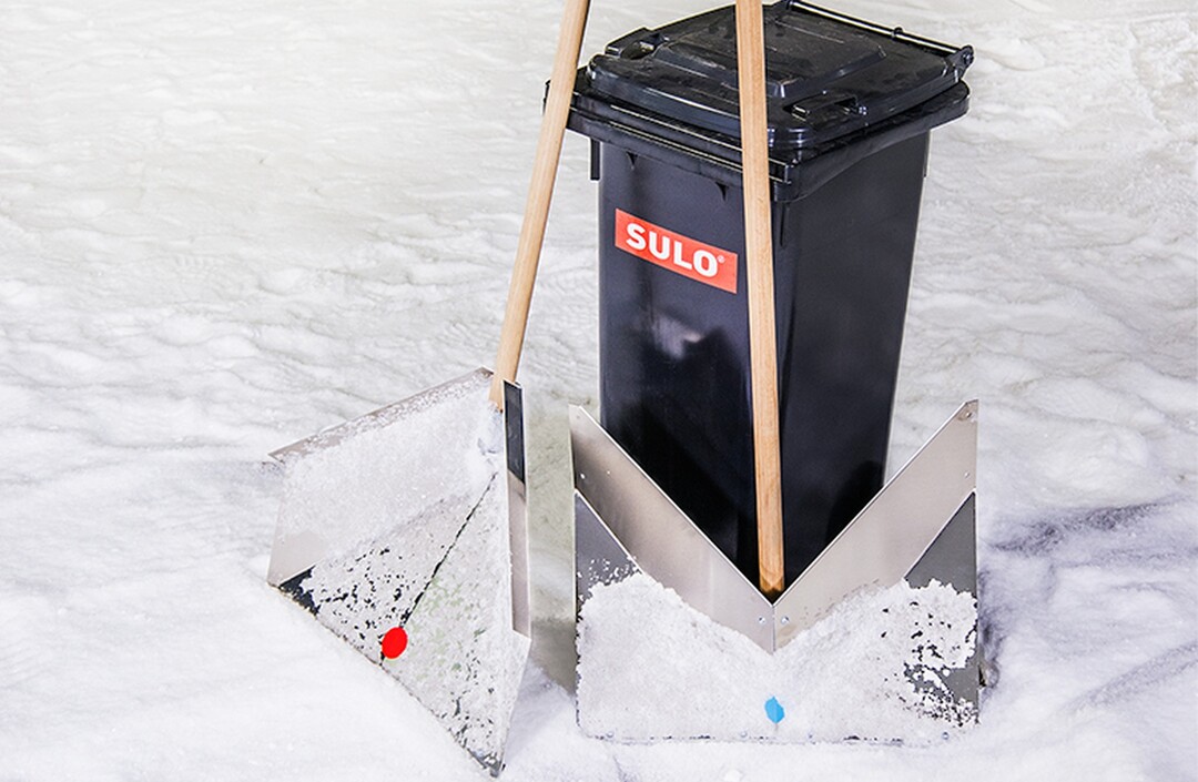 Durch eine flache Aufsatzfläche im und einen steil ansteigenden Aufbau schiebt der Blizzard den Schnee sanft nach rechts und links – ähnlich wie ein Pflug.
