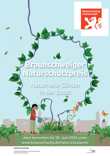 Wird 2020 erstmalig vergeben: der Braunschweiger Naturschutzpreis.
