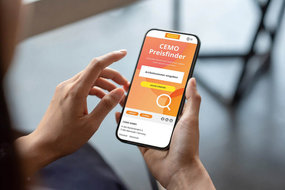 CEMO Preisfinder App