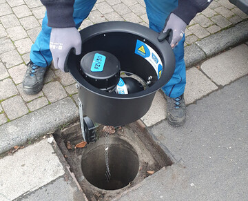 Die Kderstation ist auch fr Straenablufe erhltlich.