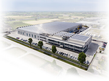 das seit 2020 betriebene Produktions- und Firmengebude der Energreen S.P.A.
